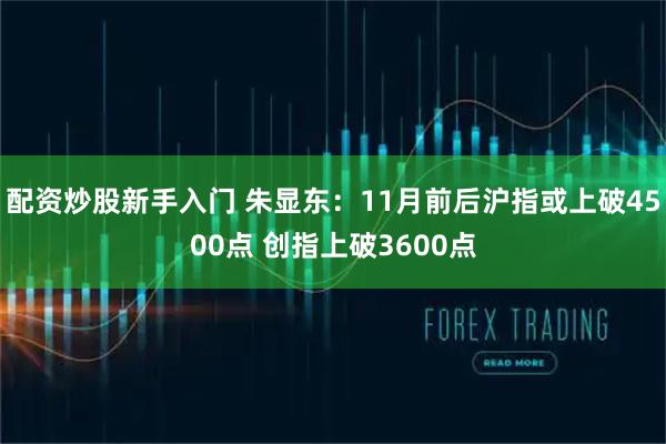 配资炒股新手入门 朱显东：11月前后沪指或上破4500点 创指上破3600点